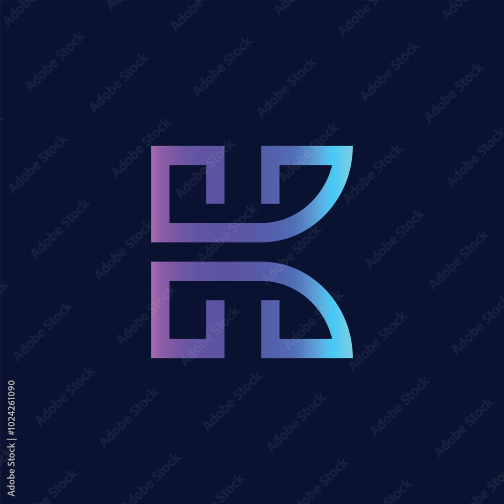 Obraz premium modern letter k logo design template