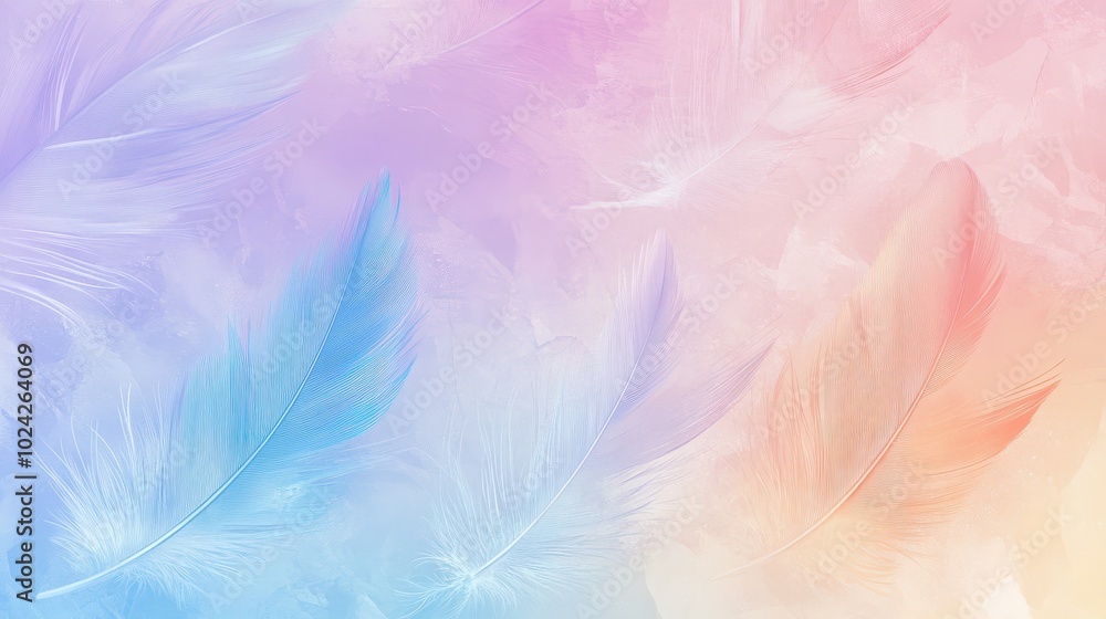 pastel colour feather abstract background pastel colour feather abstract background
