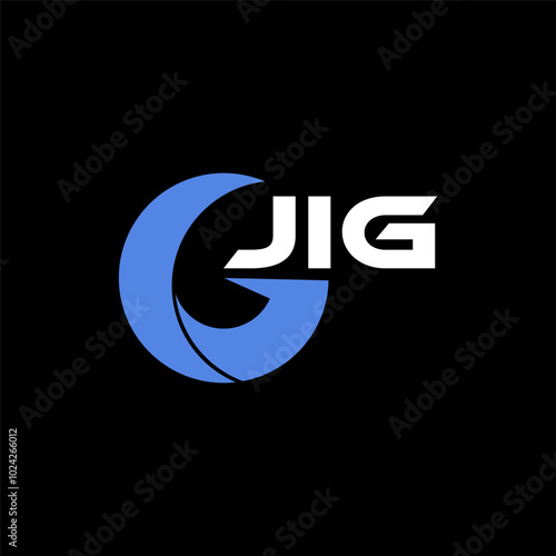 JIG initial letter logo template for business, fashion, finance, marketing, branding, company etc