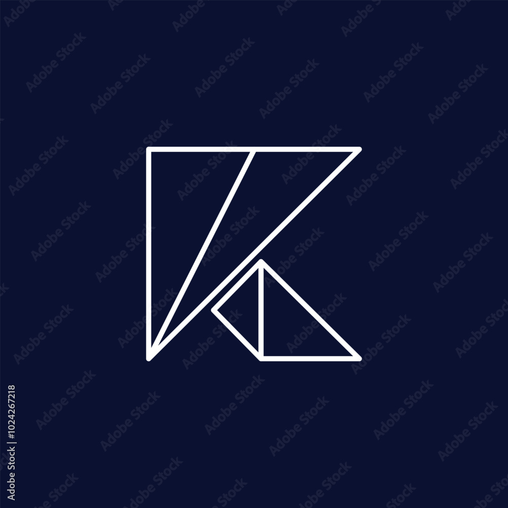 modern letter k logo design template modern letter k logo design template