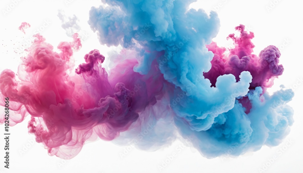 Vibrant Dance of Ink Clouds in Water Creating Abstract Dreams Vibrant Dance of Ink Clouds in Water Creating Abstract Dreams
