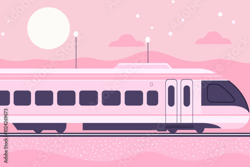 train on the railway