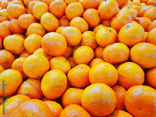 oranges in the market