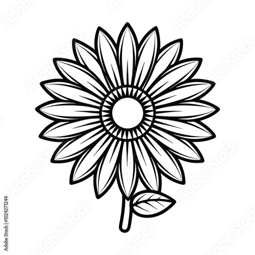 abstract flower vector