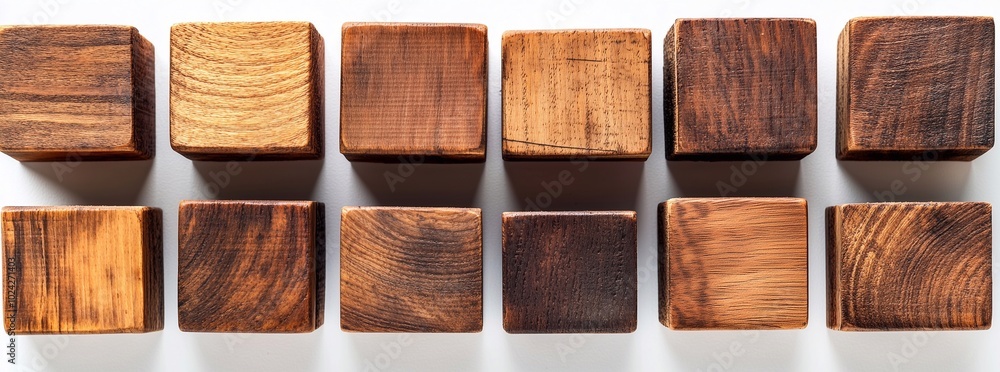 Wooden cubes isolated on white background, natural material, wood texture, block, simple design, minimalism, organic, rustic, eco-friendly, wooden product, craftsmanship. Wooden cubes isolated on white background, natural material, wood texture, block, simple design, minimalism, organic, rustic, eco-friendly, wooden product, craftsmanship.