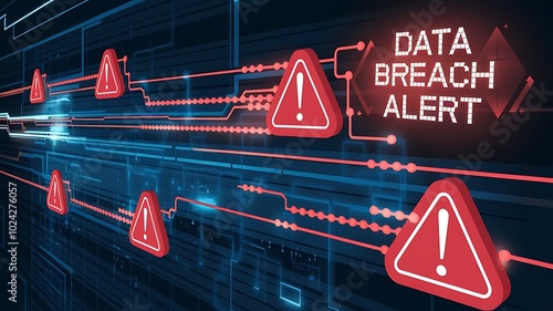 Data breach alert system for immediate notification of unauthorized access, enabling rapid response, incident management, threat assessment, and protection of sensitive information through continuous  photo