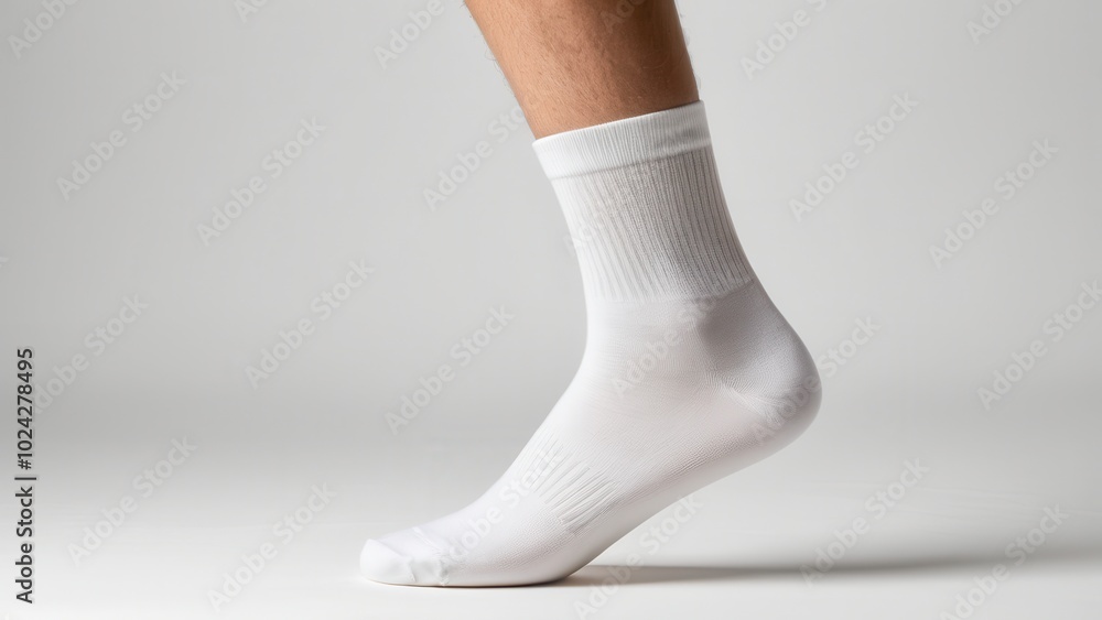 High-quality socks mockup displaying a folded pair with a basic, clean design. Perfect for apparel presentations or e-commerce product displays, ready for customization High-quality socks mockup displaying a folded pair with a basic, clean design. Perfect for apparel presentations or e-commerce product displays, ready for customization