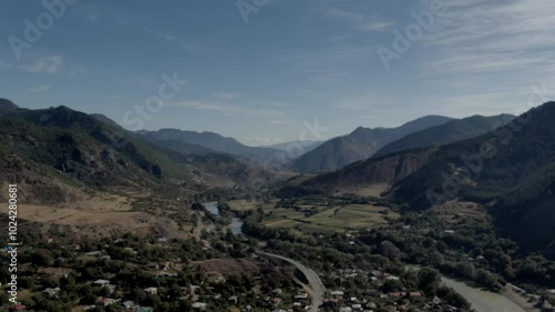 Stunning Aerial View of Akhaltsikhe, Georgia – Captured by Drone