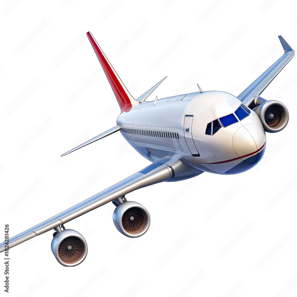 airplane isolated on white airplane isolated on white