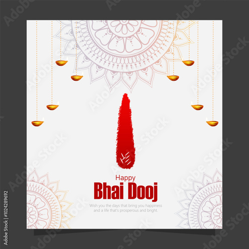 Bhai Dooj is a Hindu festival celebrating the bond between brothers and sisters. It falls on the second day after Diwali, during the Shukla Paksha of the Kartika month.