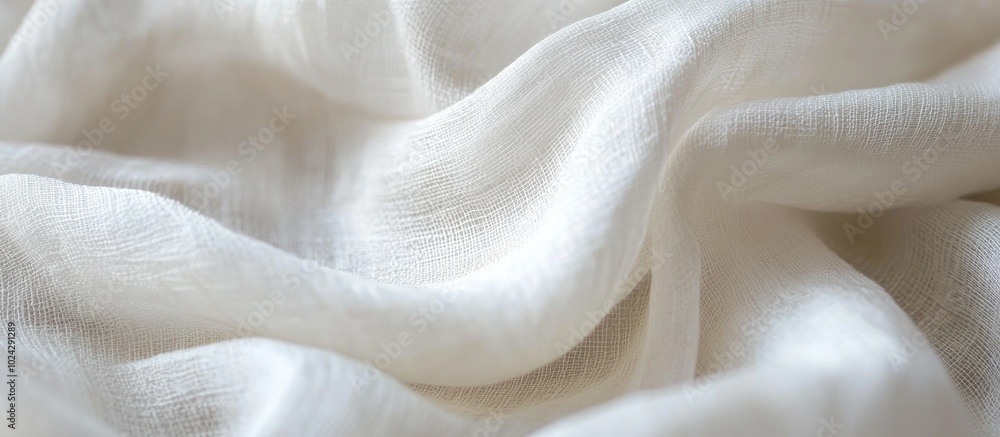 Close Up Of White Fabric Pouch Use For Background Close Up Of White Fabric Pouch Use For Background