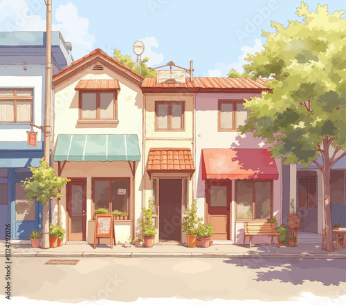 Quaint Downtown Caf? with Outdoor Seating