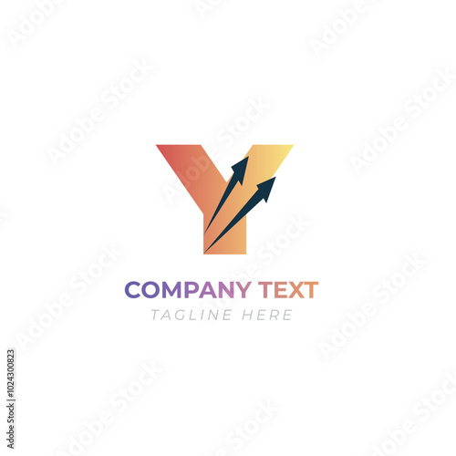 Y Shaped Arrows Unique and Memorable Logo for business