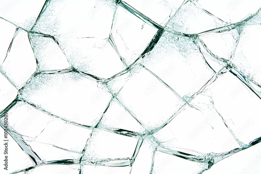 Abstract Water Background - Shattered Glass Effect Abstract Water Background - Shattered Glass Effect