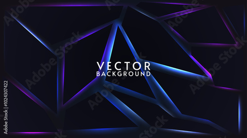 Neon light background. Vector illustration. Design for cover, banner, poster, wallpaper. 