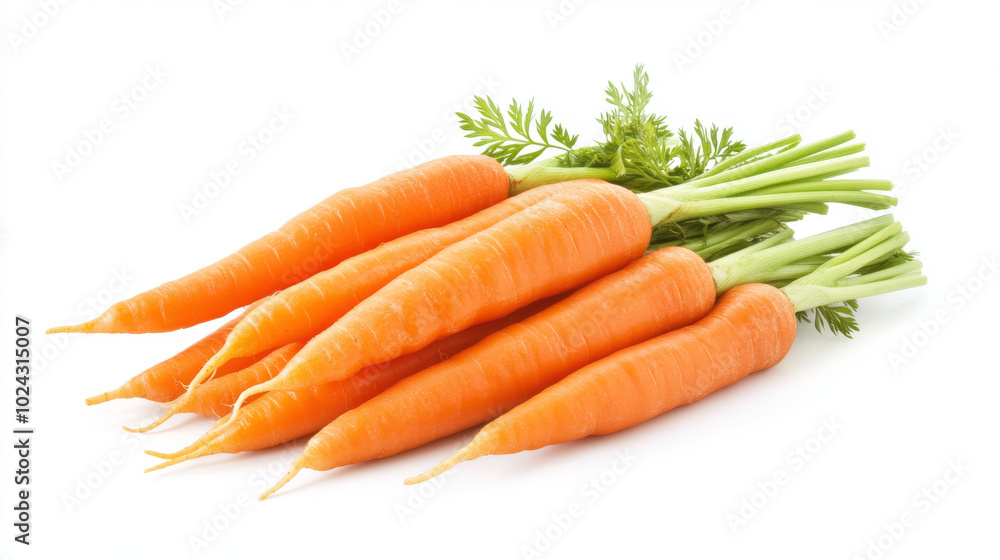 Fresh carrots are vibrant orange vegetables with green tops, perfect for healthy meals and snacks. Their crunchy texture and sweet flavor make them favorite in salads and dishes Fresh carrots are vibrant orange vegetables with green tops, perfect for healthy meals and snacks. Their crunchy texture and sweet flavor make them favorite in salads and dishes