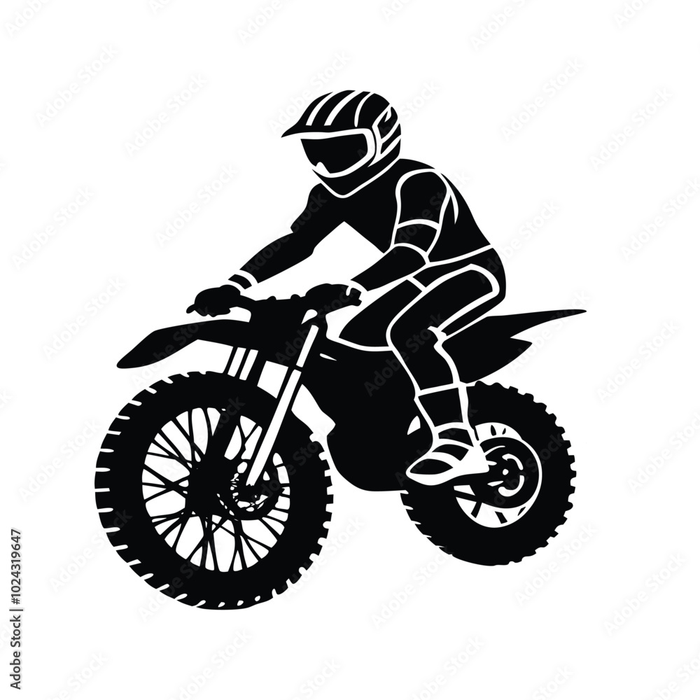 silhouette of a biker icon silhouette of a biker icon