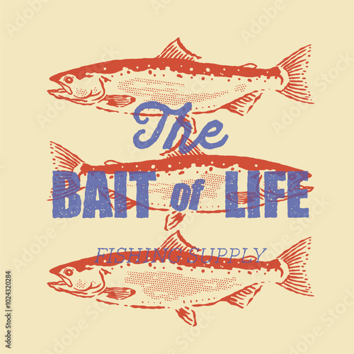 vintage fish, for anglers. or can be for shops