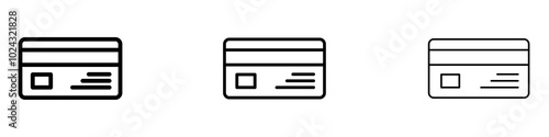 Credit Card Line Icon