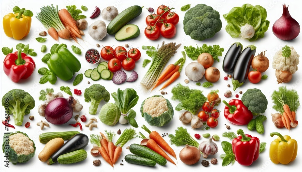 Paper bag full of healthy food. Paper bag full of healthy food.