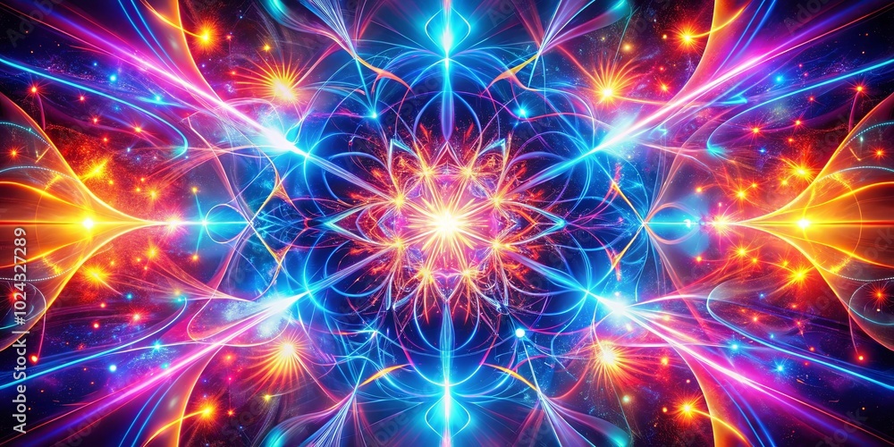 A symphony of luminous lines and swirling colors, a kaleidoscope of light dances across the canvas, creating a mesmerizing spectacle of vibrant energy and intricate patterns. A symphony of luminous lines and swirling colors, a kaleidoscope of light dances across the canvas, creating a mesmerizing spectacle of vibrant energy and intricate patterns.