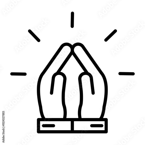 Spiritual Obsession Vector Icon Style