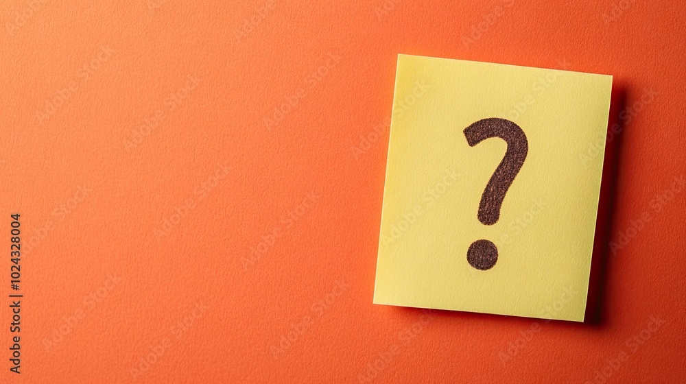 A close-up of a sticky note with an exclamation mark, set against a bold background, highlighting an alert or critical reminder A close-up of a sticky note with an exclamation mark, set against a bold background, highlighting an alert or critical reminder