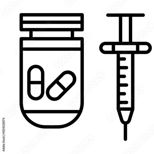 Steroids Vector Icon Style