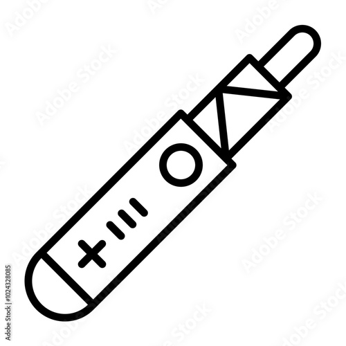 Vaping Addiction Vector Icon Style