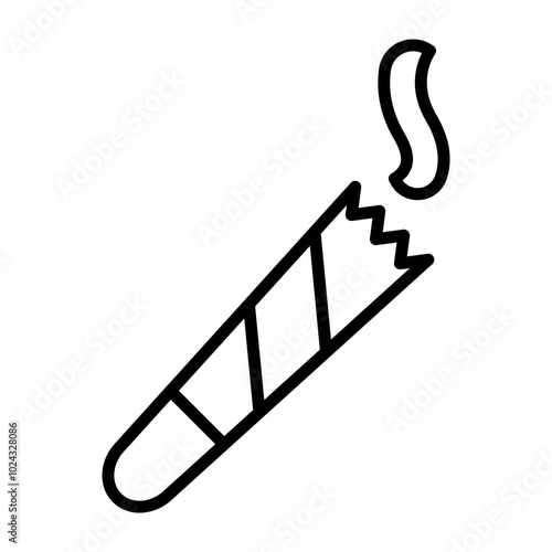 Spliff Vector Icon Style