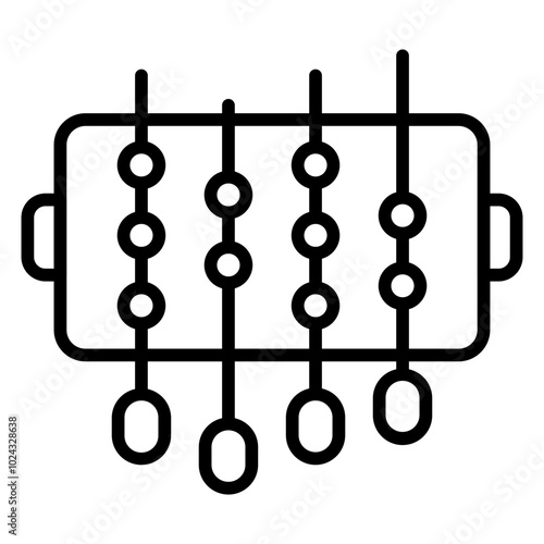 Foosball Vector Icon Style