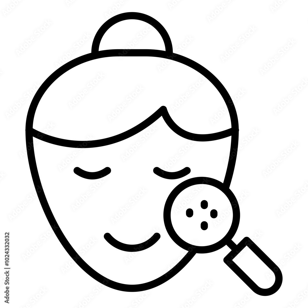 Dermatology Vector Icon Style Dermatology Vector Icon Style
