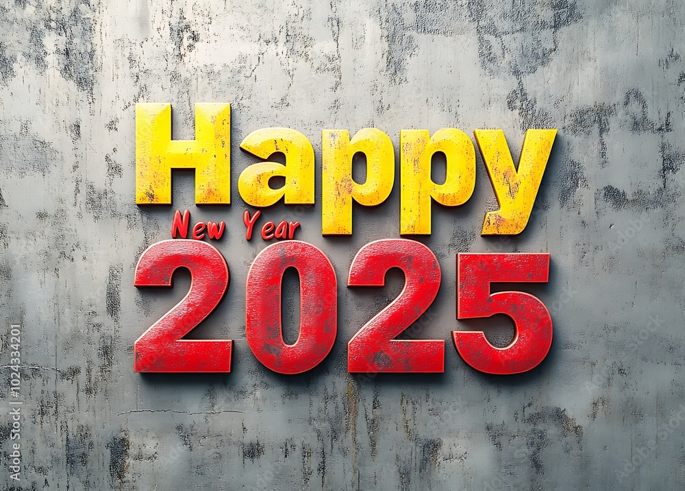 Fototapeta premium A Year of Vibrant Possibilities