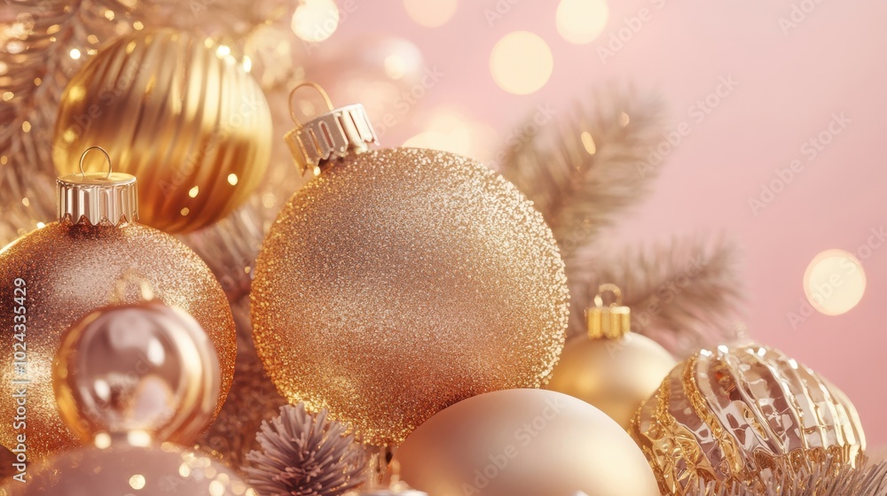 The Golden Christmas Ornaments The Golden Christmas Ornaments