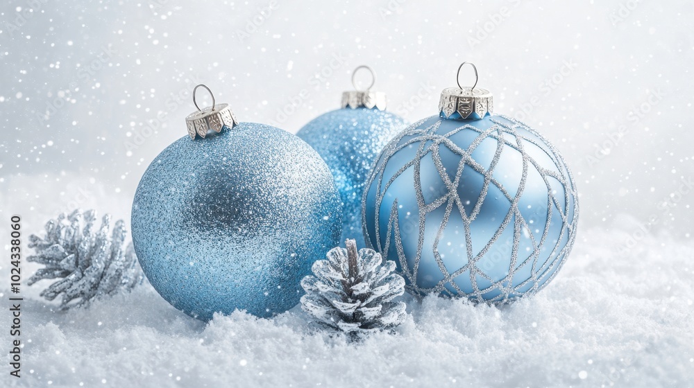 The Beautiful Blue Christmas Ornaments The Beautiful Blue Christmas Ornaments