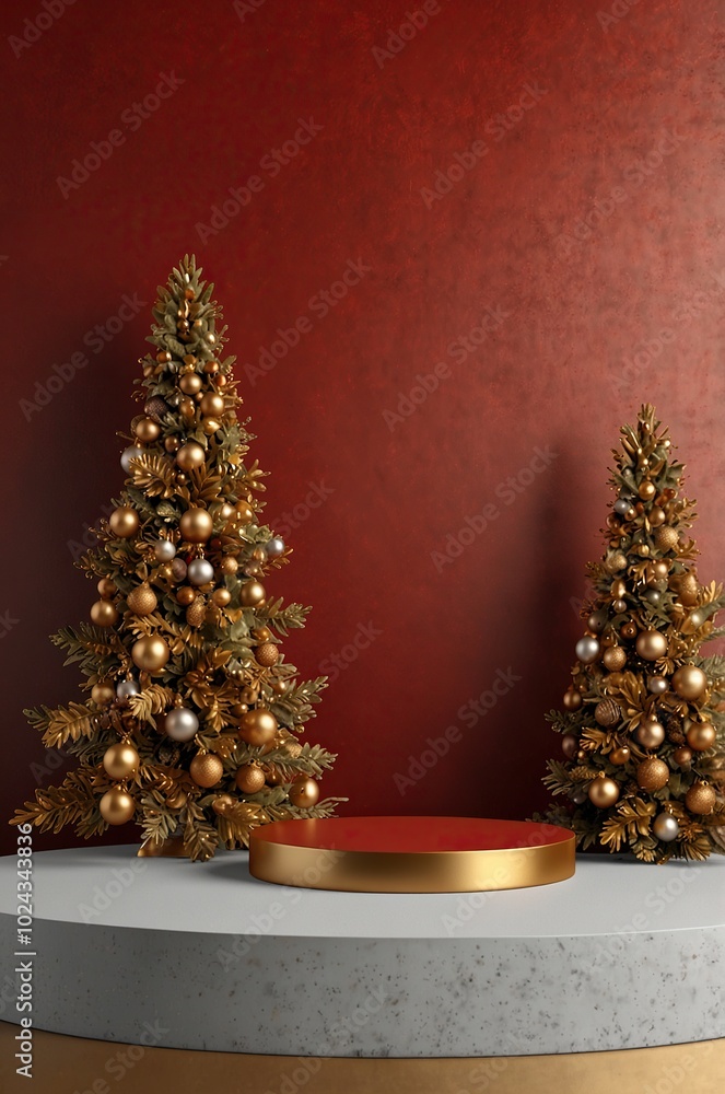 podium for display product christmas theme podium for display product christmas theme