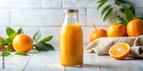 orange juice and fruits