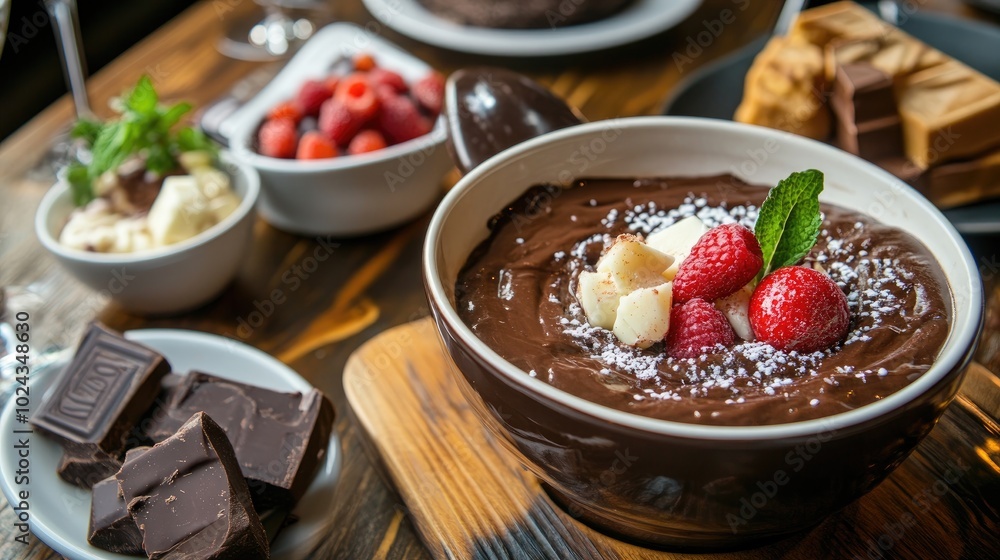 Chocolate Fondue Dessert and Refreshments Chocolate Fondue Dessert and Refreshments