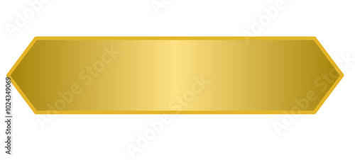 Luxury golden arch islamic ornamental text box