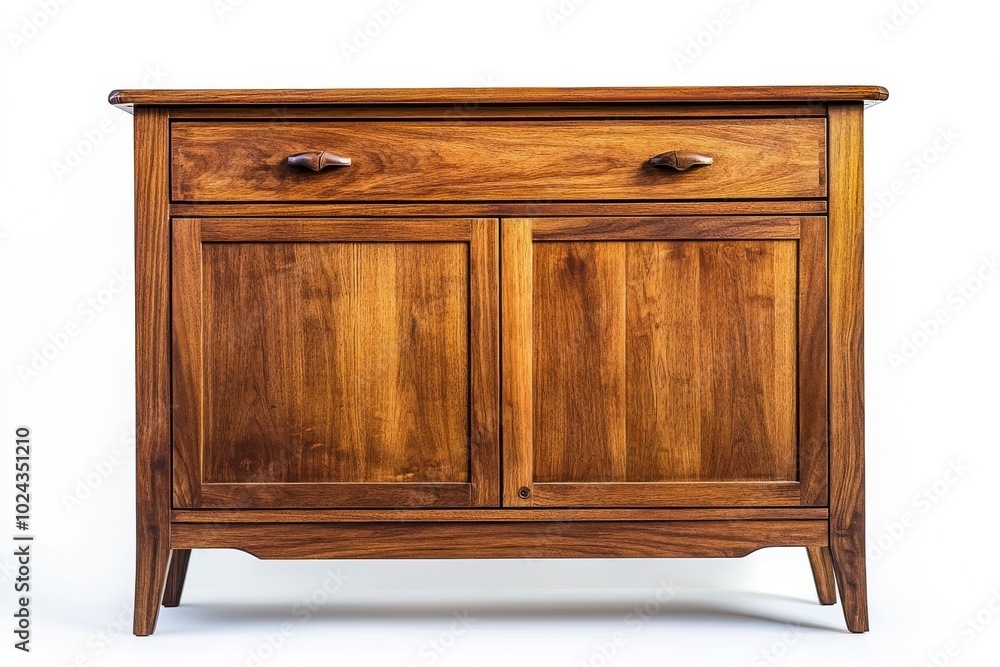 Credenza isolate on white background, clipping path Credenza isolate on white background, clipping path