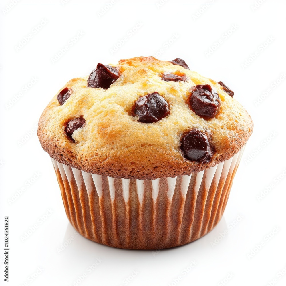 Delicious muffin on white background Delicious muffin on white background