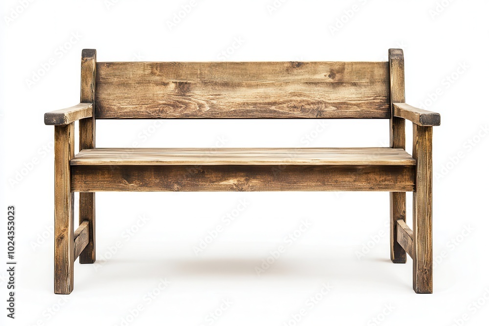 Entryway bench isolate on white background, clipping path Entryway bench isolate on white background, clipping path