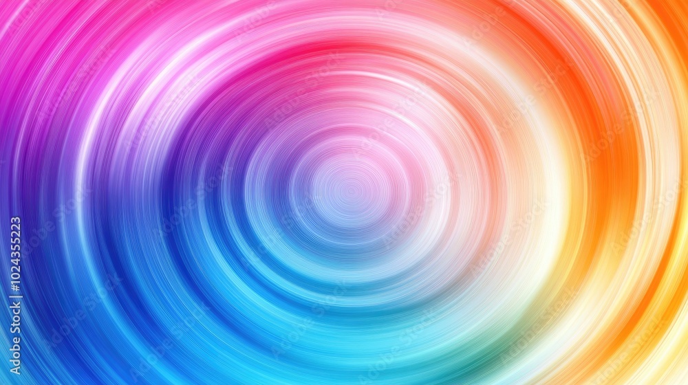 Abstract blurred multicolored gradient background featuring a radial concentric pattern Vibrant neon colors create a versatile backdrop suitable for fashion holidays arts and educational themes Abstract blurred multicolored gradient background featuring a radial concentric pattern Vibrant neon colors create a versatile backdrop suitable for fashion holidays arts and educational themes