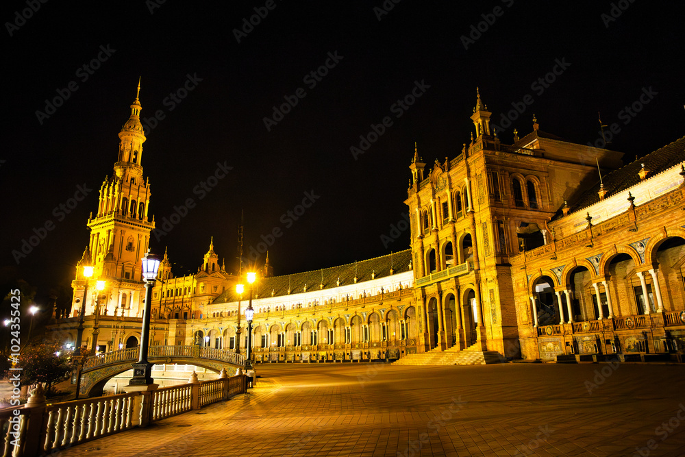 Fototapeta premium 유럽 스페인 세비야 풍경