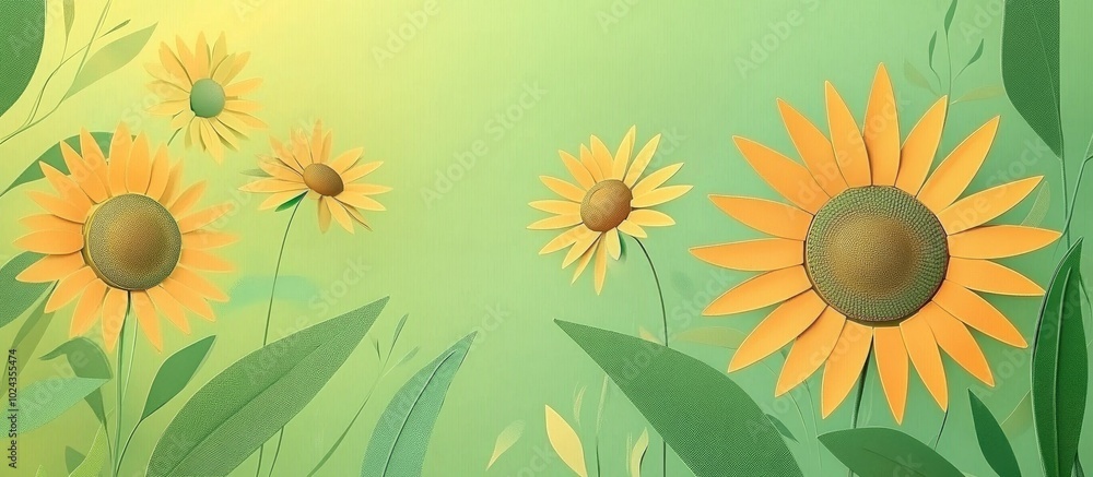 Obraz premium Close Up Of Sunflower Sunflower Natural Background