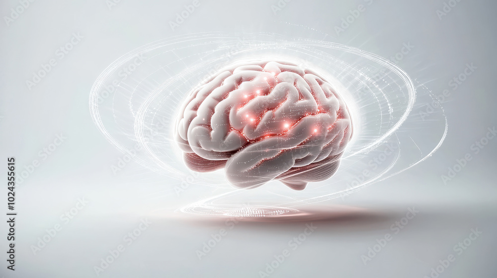 brain idea pulsating with electrical energy, surrounded by swirling light and data cosmic brain idea pulsating with electrical energy, surrounded by swirling light and data cosmic