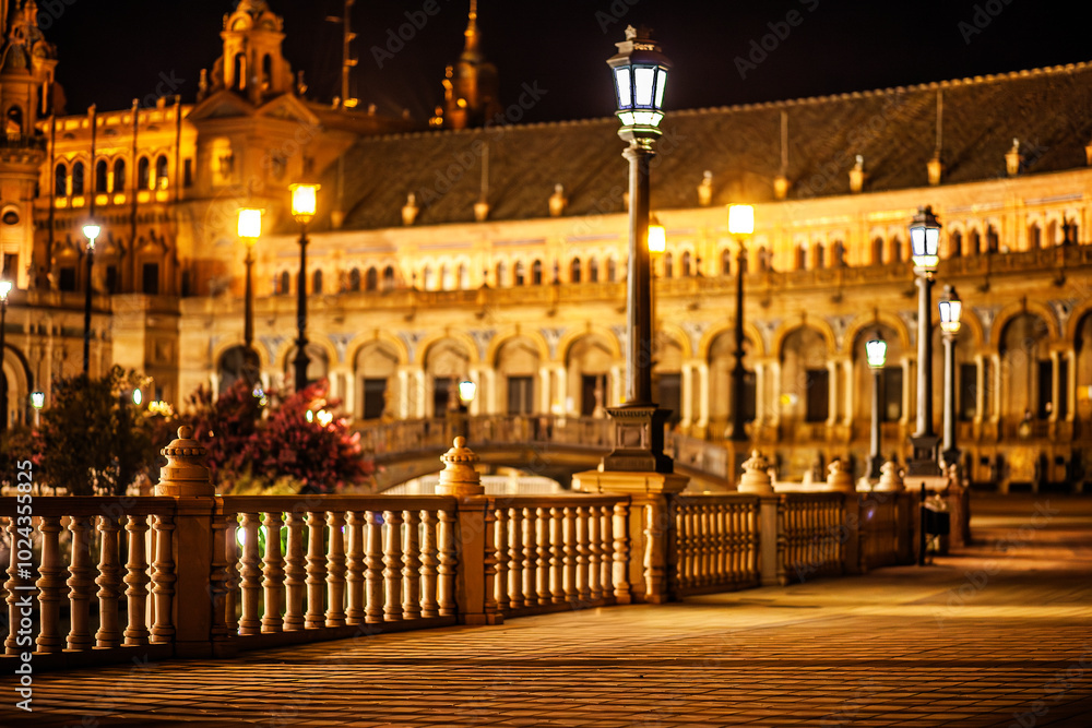 Naklejka premium 유럽 스페인 세비야 풍경