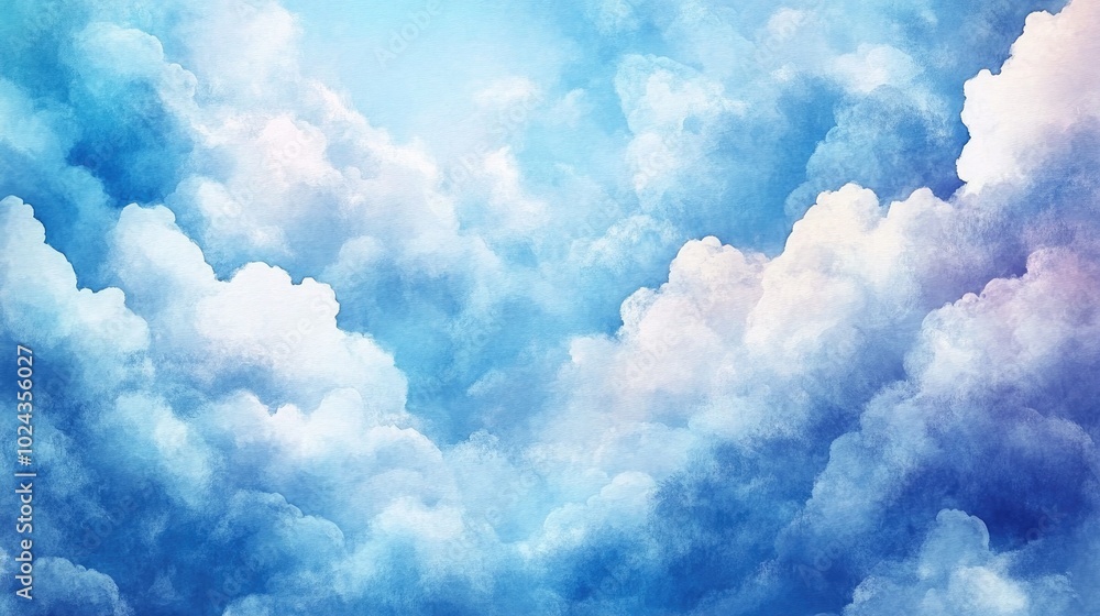 Abstract artistic background painting featuring textured clouds in watercolor Hand drawn illustrations suitable for modern art prints wallpapers posters cards murals rugs and hangings Abstract artistic background painting featuring textured clouds in watercolor Hand drawn illustrations suitable for modern art prints wallpapers posters cards murals rugs and hangings