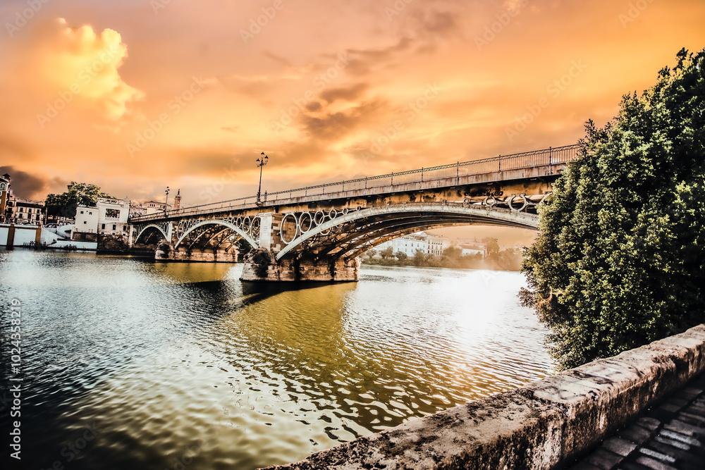 Obraz premium 유럽 스페인 세비야 풍경