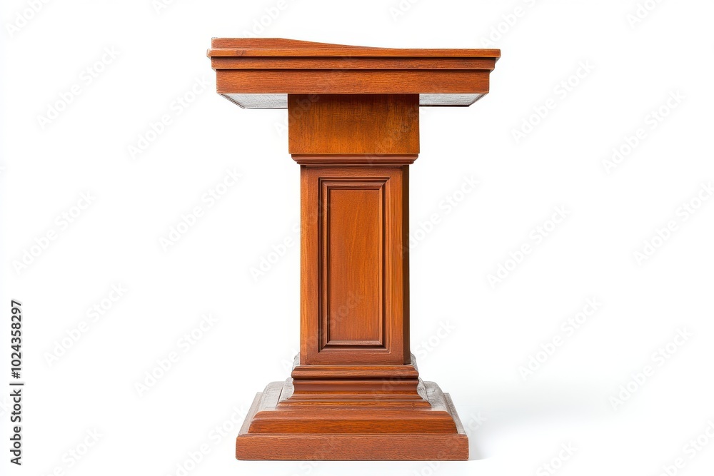 Lectern isolate on white background, clipping path Lectern isolate on white background, clipping path